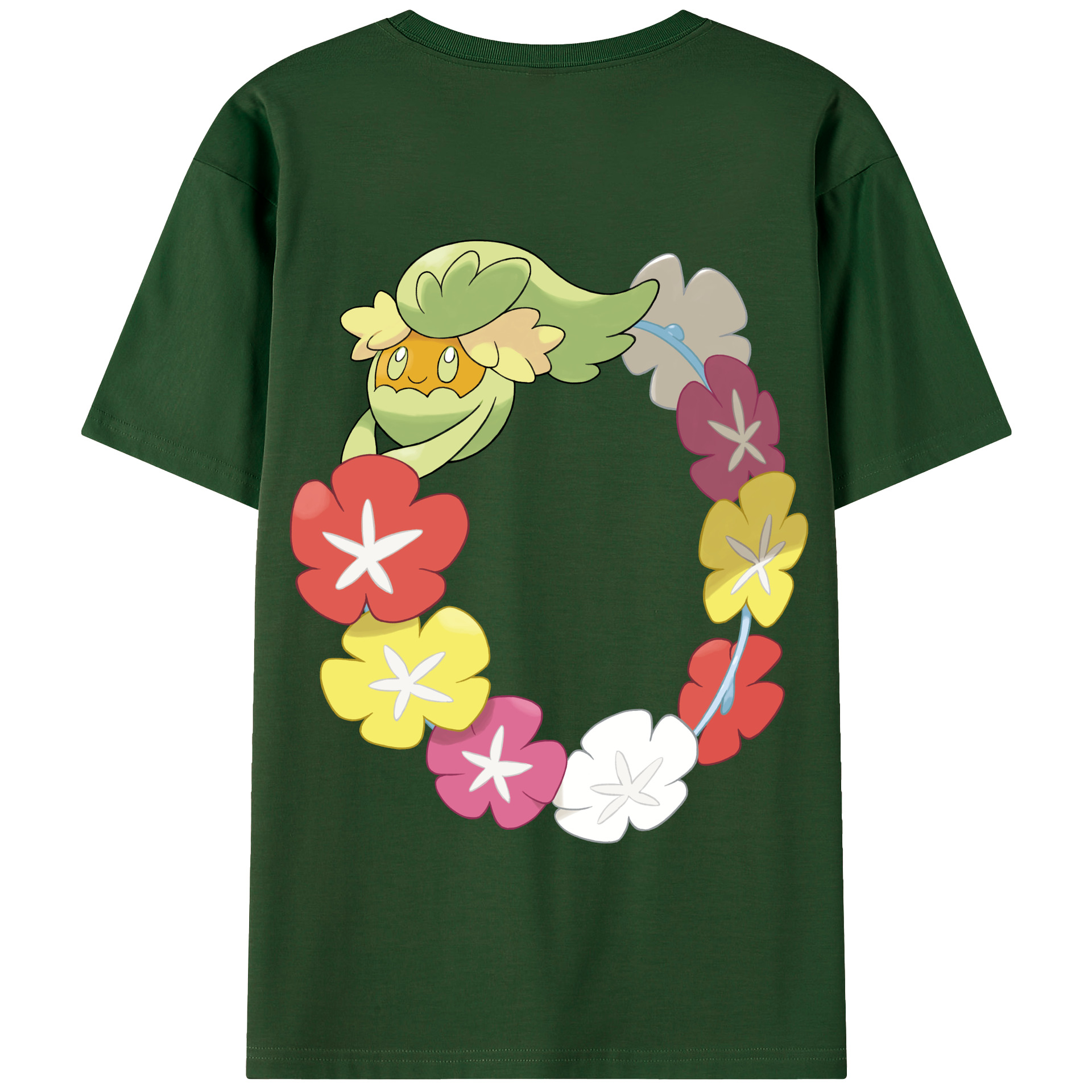（画像用） ポケットモンスター Pokémon 綿100％半袖Tシャツ（背面プリント）